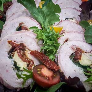 Chicken and bacon roulade Grazing Platters