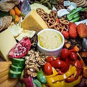 Cheese Fruit and Nut Grazing Platters